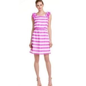 LILY PULITZER pink striped Danna dress new with tags size small